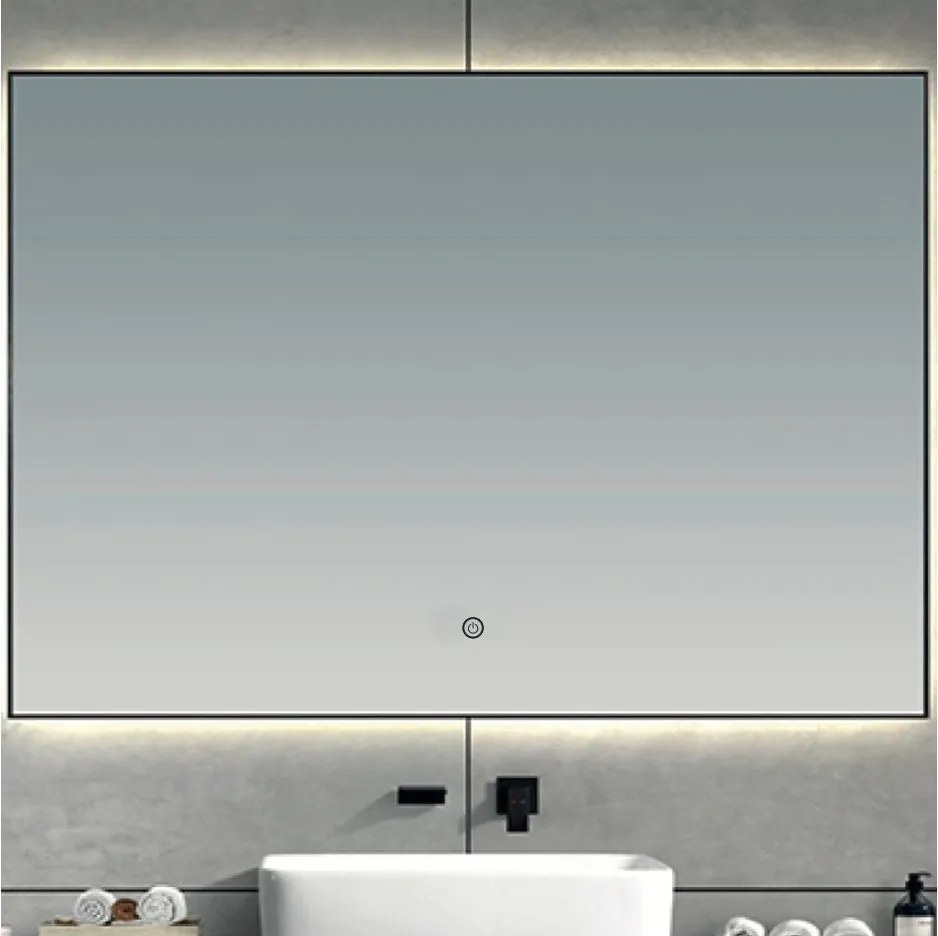 Brilagi - Specchio da bagno LED SUELLO LED/28W/230V 60x80 cm IP44 CRI 90 dimmerabile + CCT