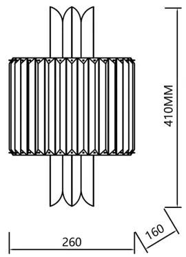 Applique MARGOT 2xE14/40W/230V cromo