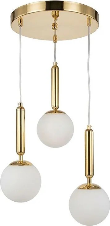 LAMPADA A SOSPENSIONE DA SOFFITTO G179-3CP GOLD
