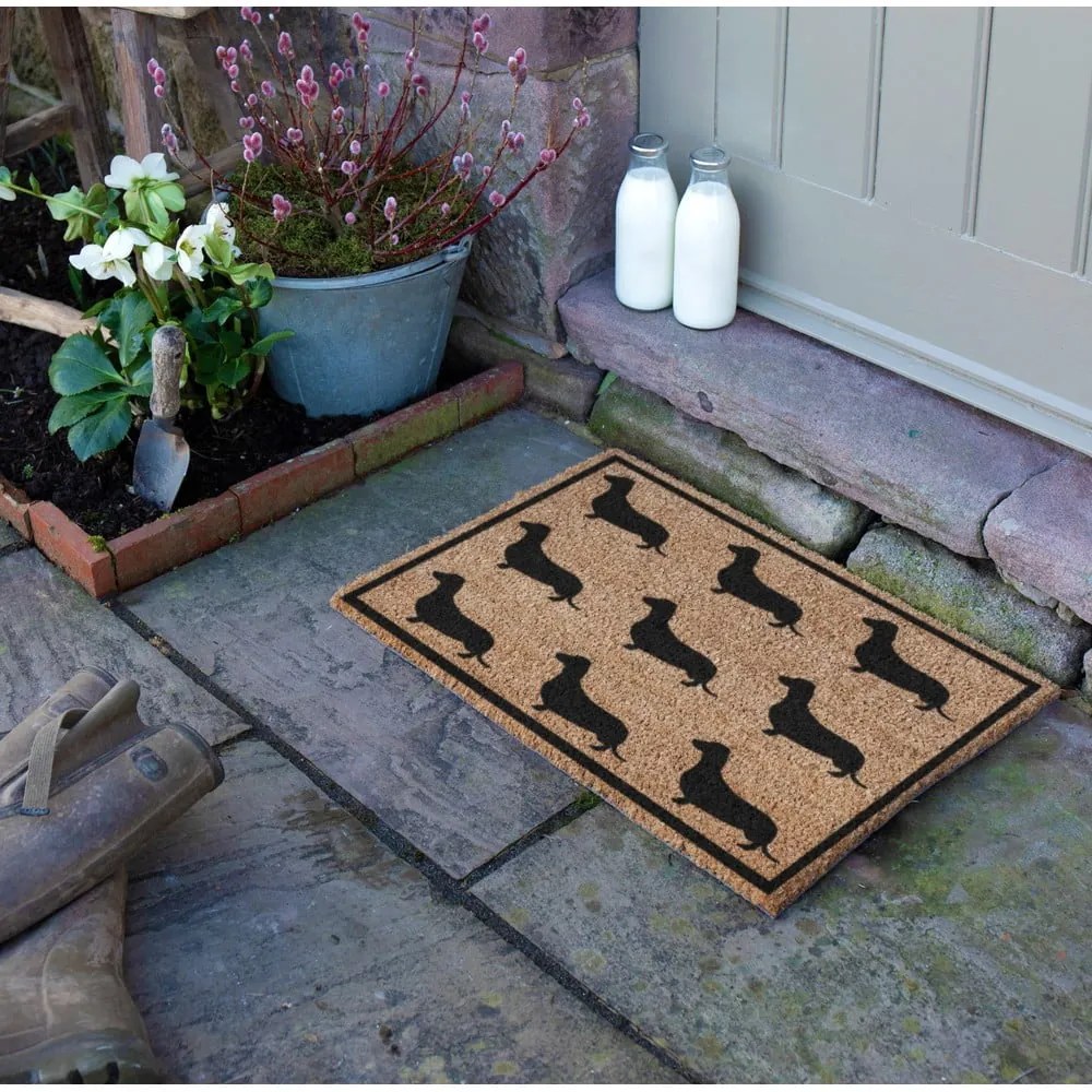 Zerbino in cocco 40x60 cm Dachshund - Artsy Doormats