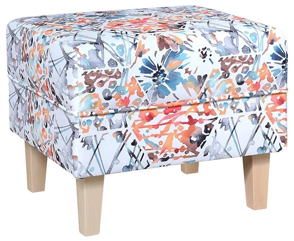 Pouf GALA 46x54 cm multicolore