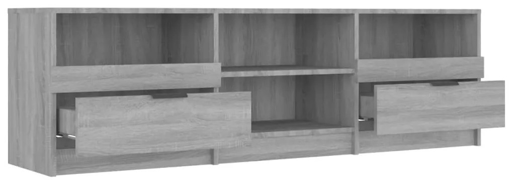 Mobile tv grigio sonoma 150x33,5x45 cm in legno ingegnerizzato