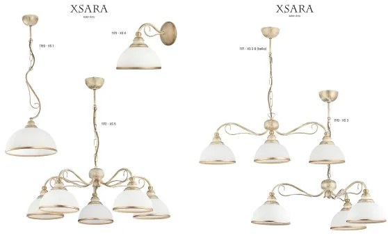 Jupiter 1171 - Lampada a sospensione XSARA 3xE27/60W/230V