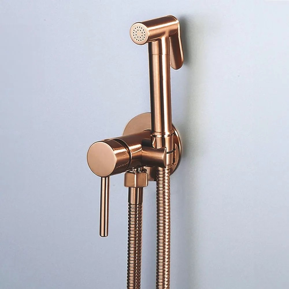 Rubinetto bidet Rea  Lungo Loop Copper Brush
