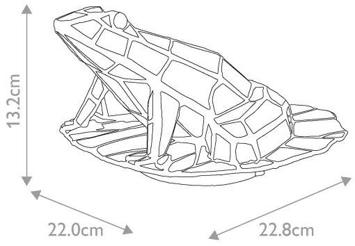 Elstead QZ-FROG-TL - Lampada decorativa LED TIFFANY 1xG9/3W/12/230V a forma di rana