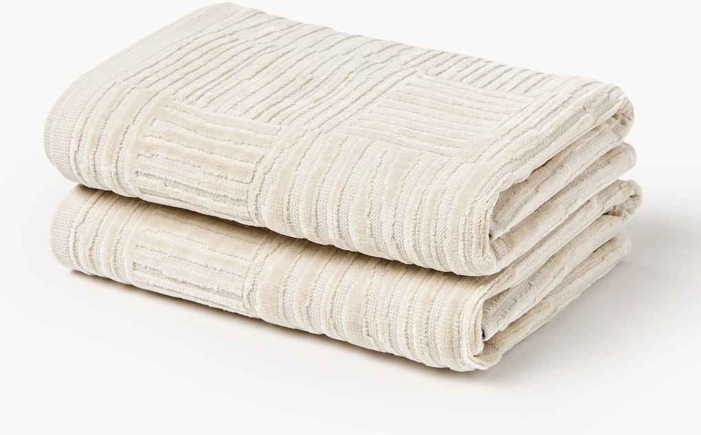 Asciugamano in velluto Petra, varie misure