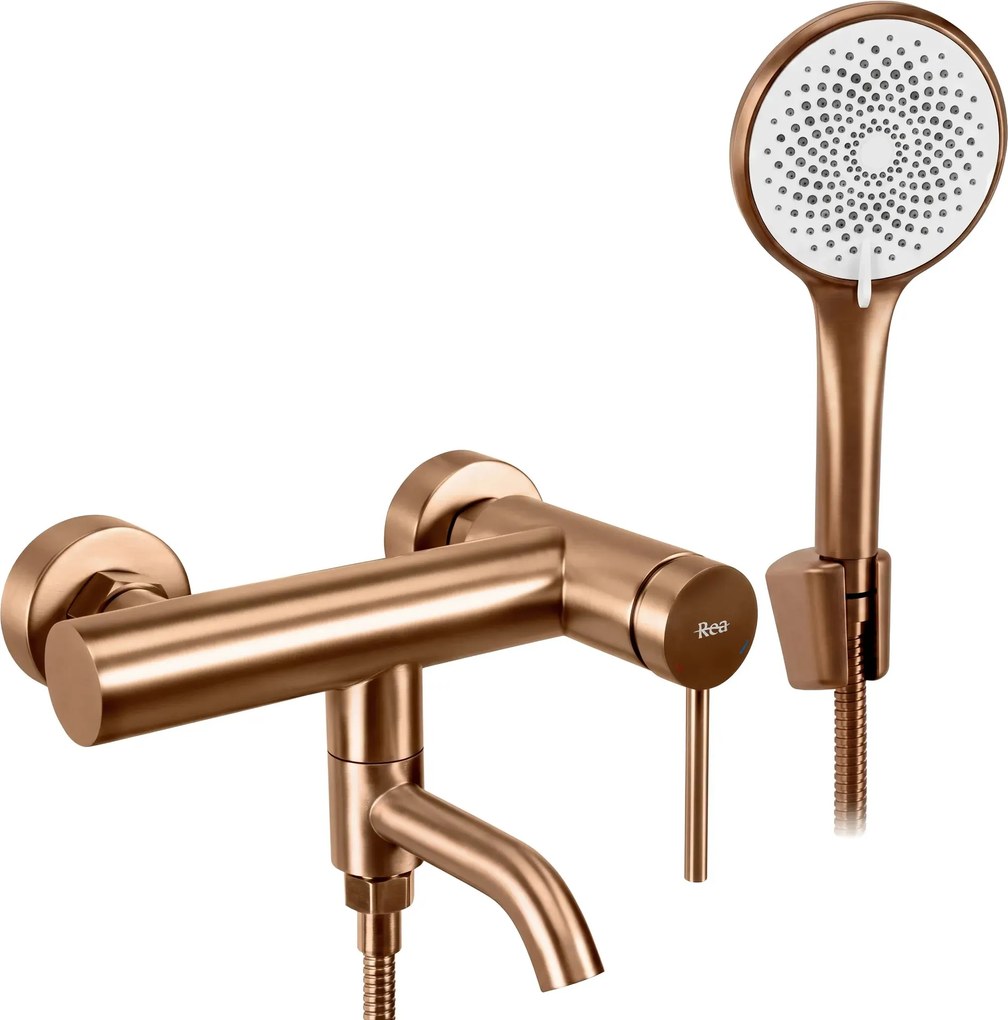Miscelatore per vasca Rea Clif Brushed Copper
