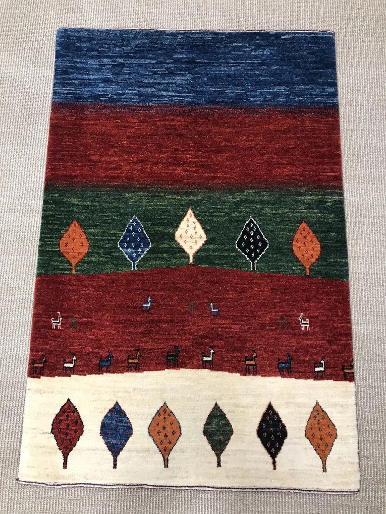 Gashguli Tappeto persiano 90x130 (Iran) Annodato A Mano