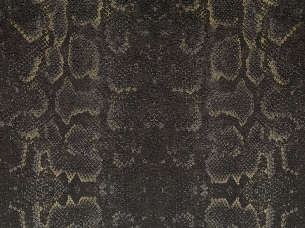 Wild cuscino in collezione Wild in microfibra impermeabile serpente nero