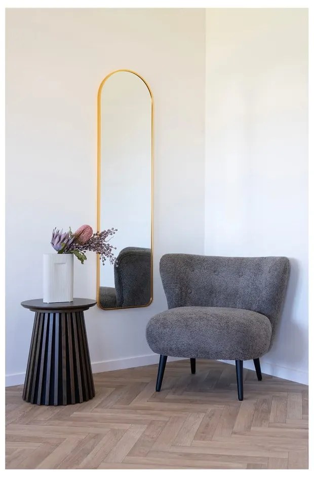 Poltrona marrone in tessuto bouclé Covelo - House Nordic