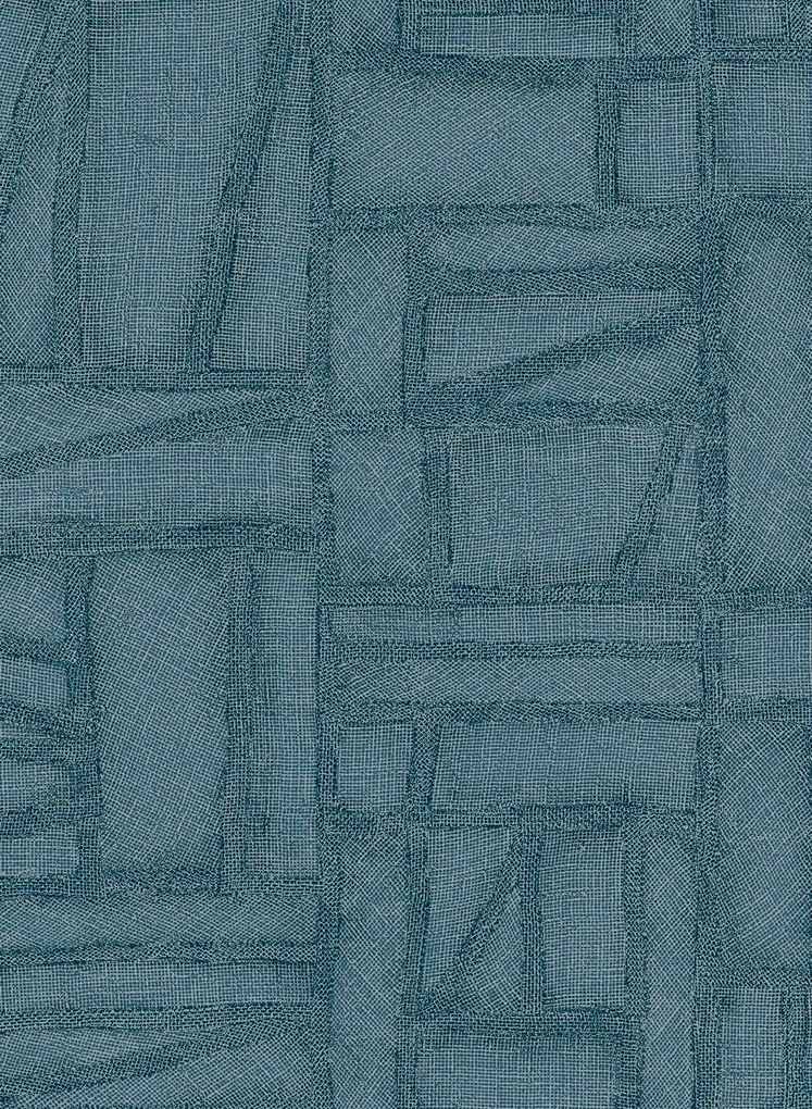 Essentials Carta da parati Bojagi - Deep Indigo