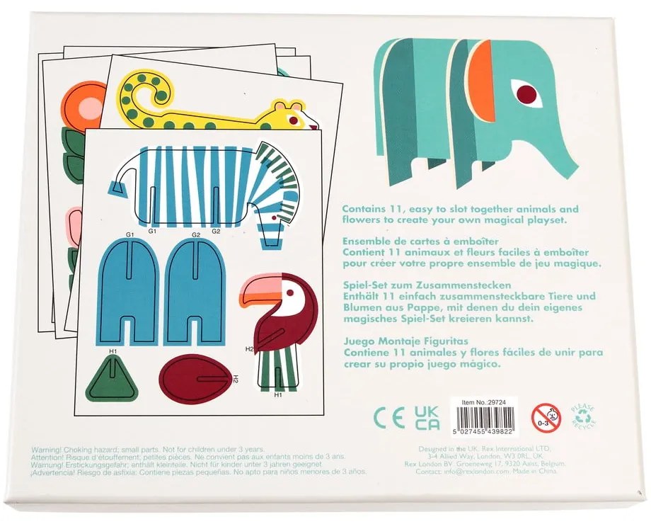 Gioco pieghevole in legno Wild Wonders - Rex London