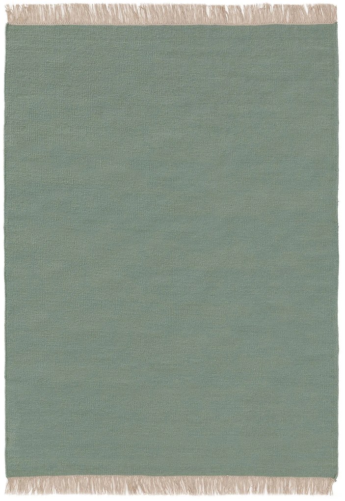 benuta Pop Tappeto di lana Liv Verde chiaro 170x240 cm - Tappeto fibra naturale