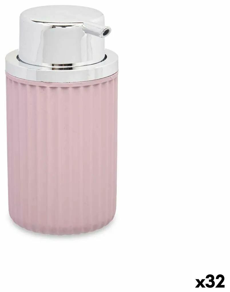 Dispenser di Sapone Rosa Plastica 32 Unità (420 ml)