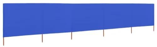 Paravento a 5 Pannelli in Tessuto 600x120 cm Azzurro