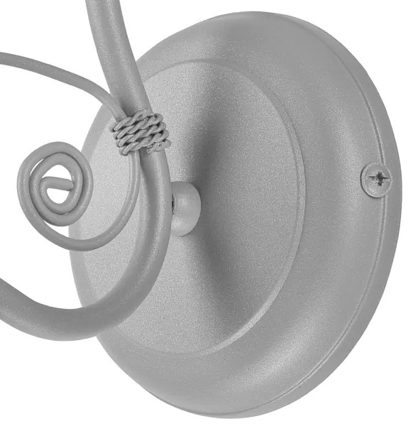 Applique RETRO II 1xE27/60W/230V argento