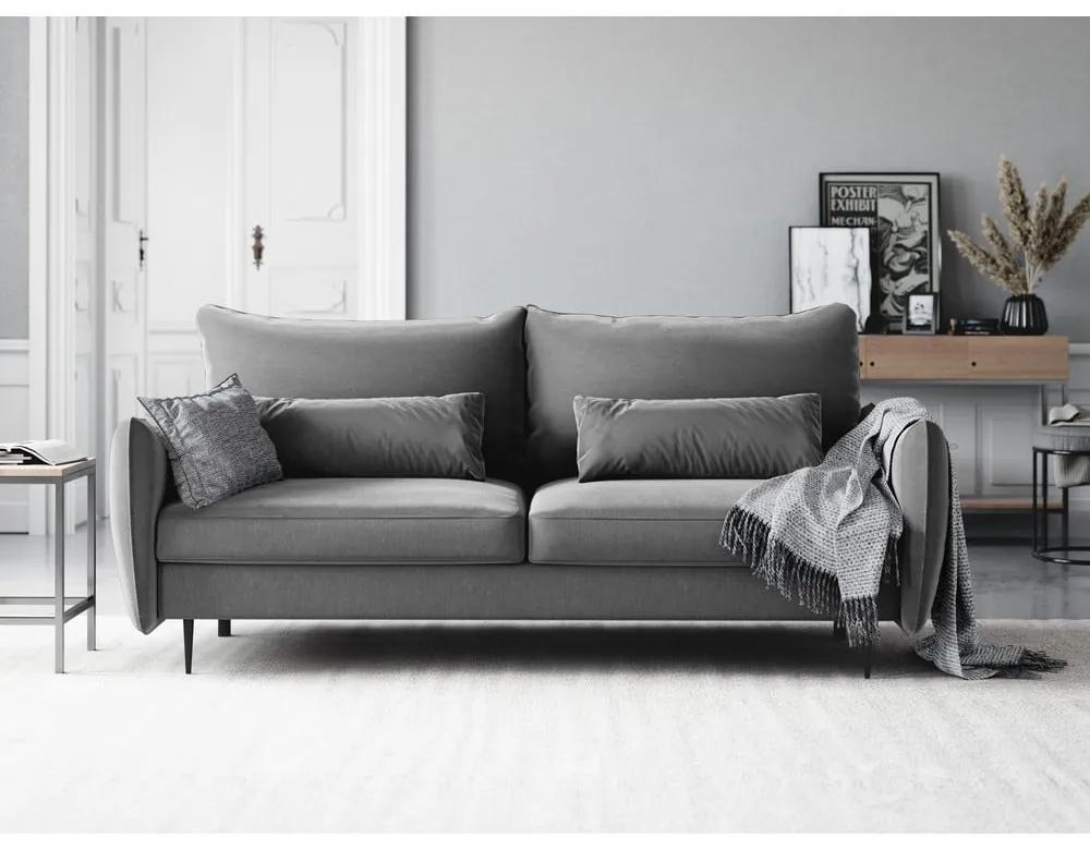 Divano letto grigio chiaro con contenitore Vermont - Cosmopolitan Design
