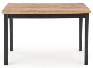 Tavolo da pranzo KINDOR rovere Wotan/nero