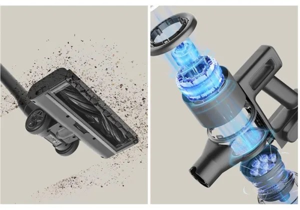 Sencor - Aspirapolvere a scopa senza filo 2 in 1 200 W / 2600 mAh, nero