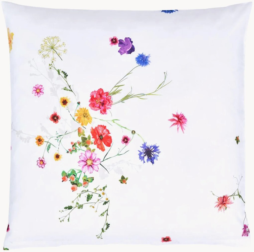 Federa in raso di cotone Fleurs Volantes