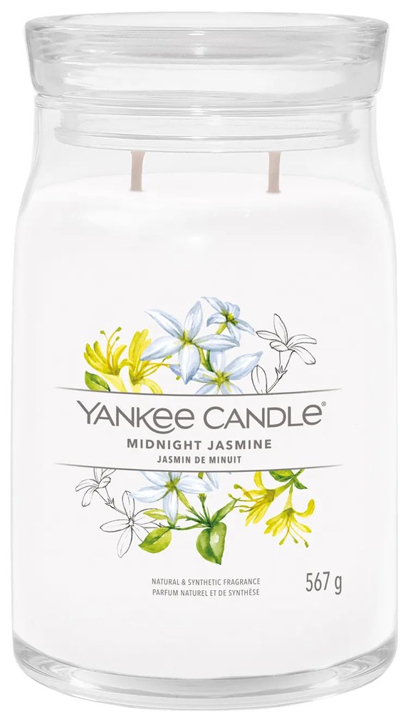 Midnight Jasmine, candela in giara grande Yankee Candle