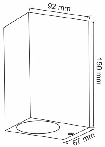 Applique da esterno BOSTON 2xGU10/10W/230V antracite