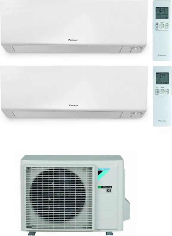 Daikin - Climatizzatore Condizionatore Dualsplit perfera 2MXM40A + FTXM20R + FTXM20R 7+7 7000+7000 btu modello 2022 wifi incluso