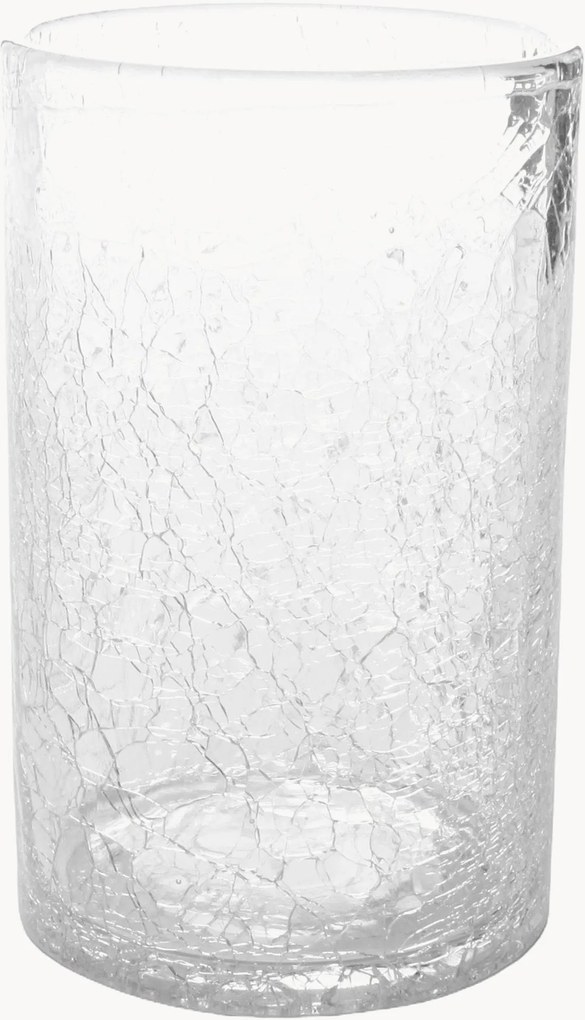 Set di 4 bicchieri da long drink fatti a mano Crackle