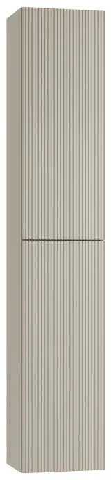 Colonna per mobile bagno Opera 2 ante P 27 x L 30 x H 160 cm laccato opaco sabbia cannettato
