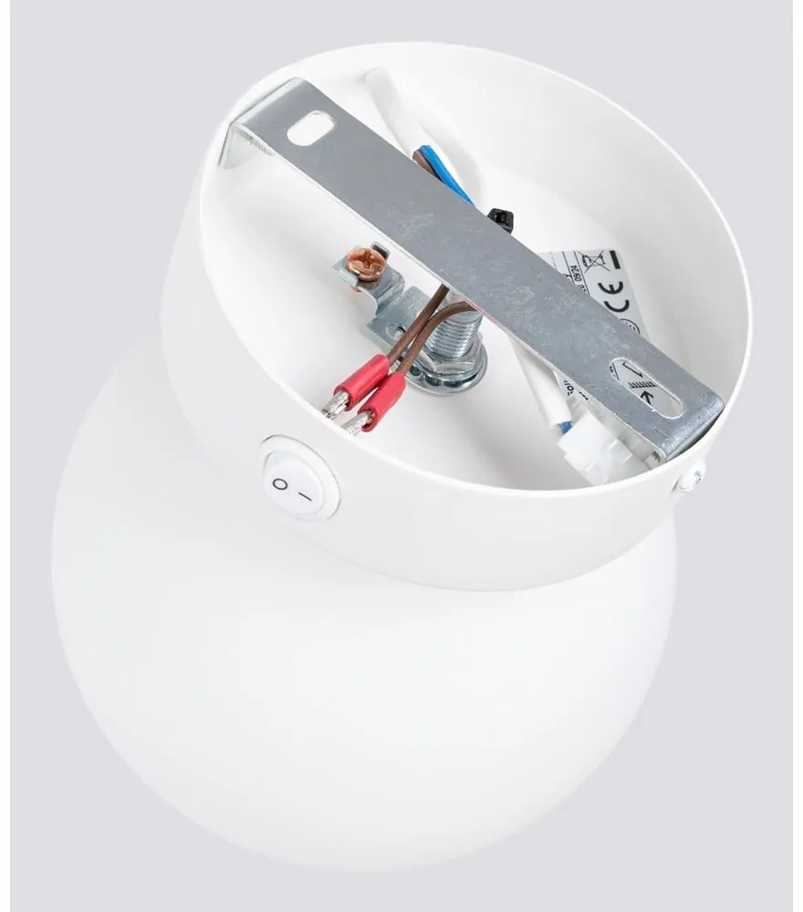 Lampada da parete bianca Blaze – Sollux