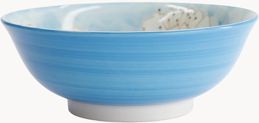 Set di 4 ciotole per ramen in porcellana Sakura