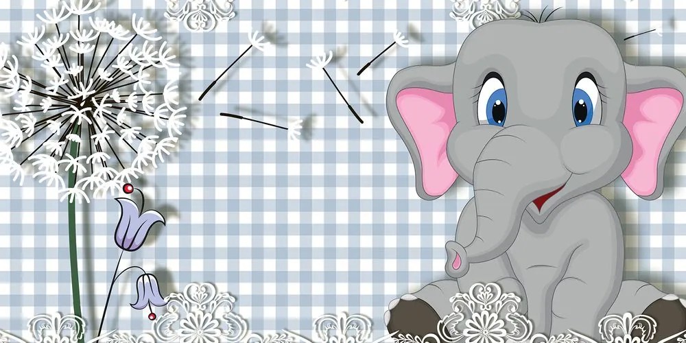 Stampa su tela – Piccolo elefante