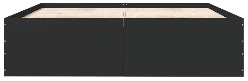 Giroletto nero 200x200 cm in legno multistrato