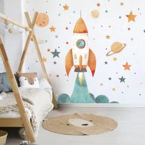 Razzo spaziale - Autoadesivi murali | Inspio