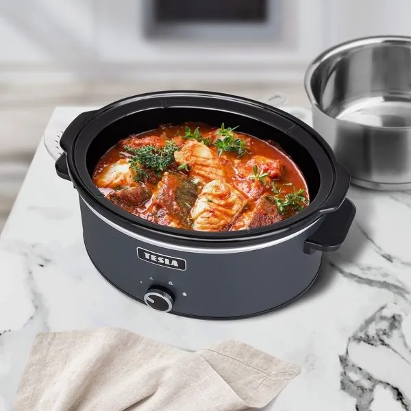 TESLA Electronics SlowCook - Pentola a fuoco lento 6,5 l 270W/230V