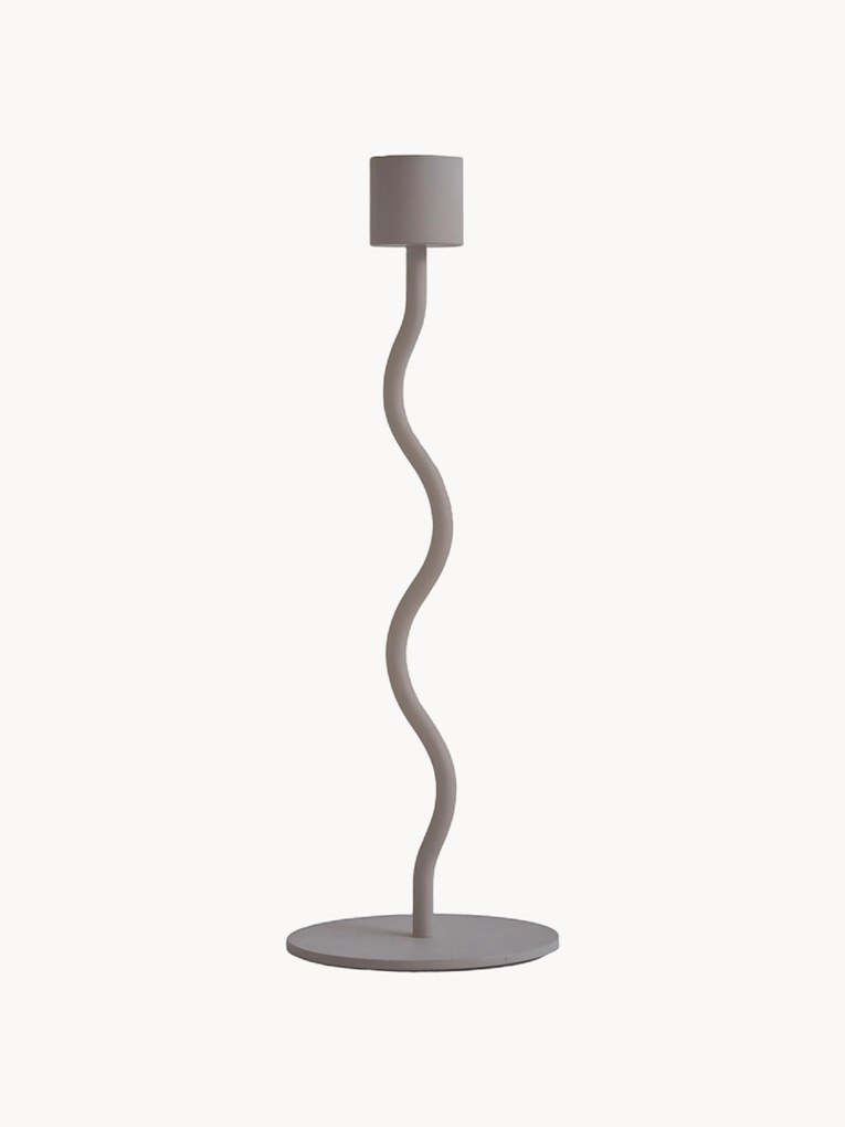 Candelabro Curved, alt. 24 cm