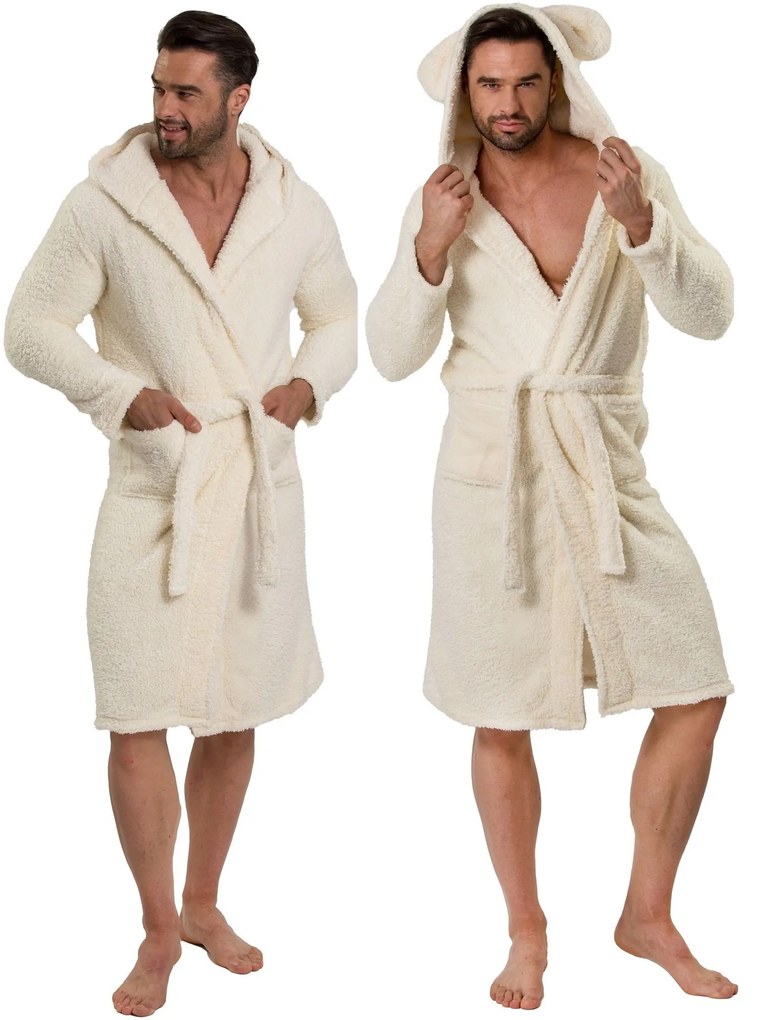 Accappatoio Teddy Ecru Men S/M