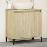 Mobile Lavabo Rovere Sonoma 58x33x60 cm in Legno Multistrato 847408