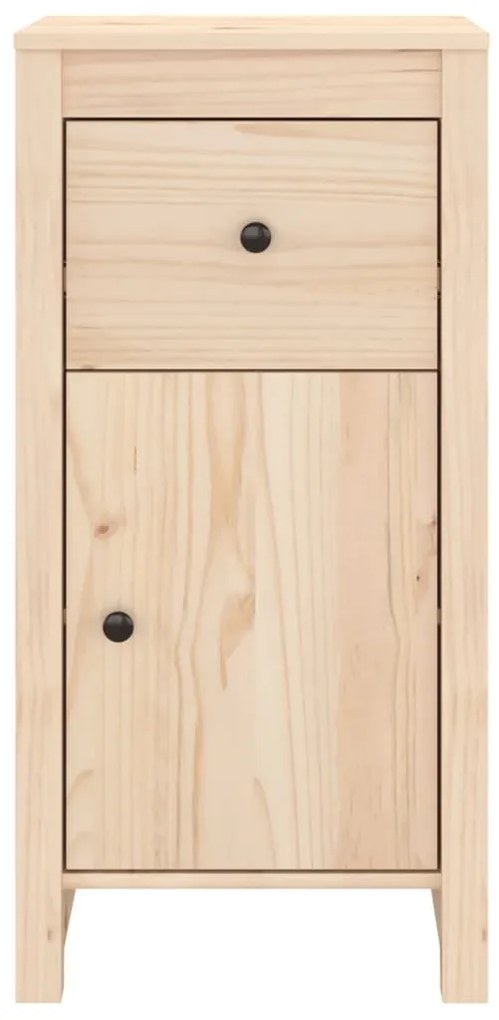 Credenze 2 pz 40x35x80 cm in legno massello di pino