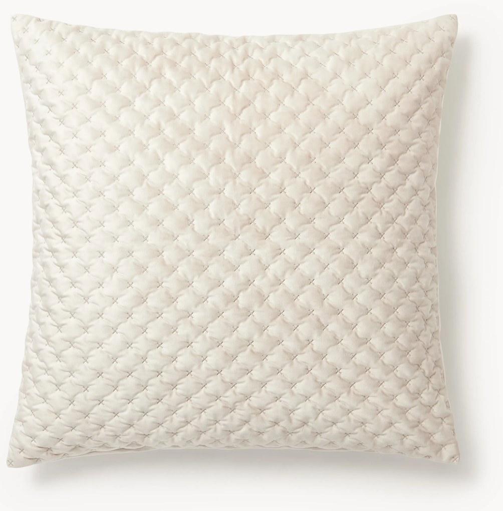 Copricuscino in velluto trapuntato Riko