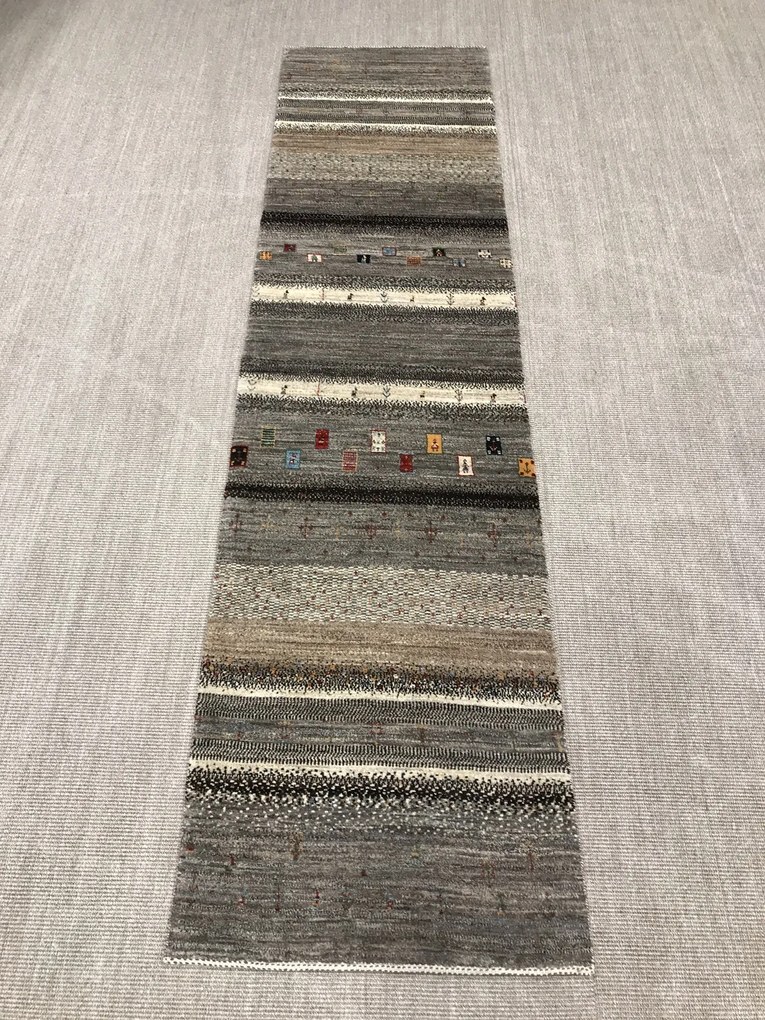 Loribaft Tappeto persiano 320x80 Marrone (Iran) Annodato A Mano