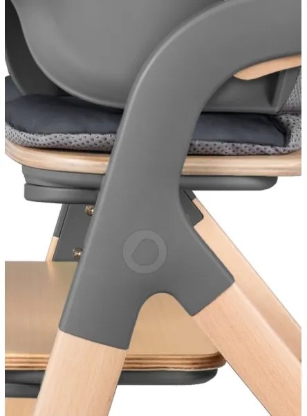 Lionelo - Seggiolina da pranzo 3 in 1 per bambini MEGAN Grey Wood