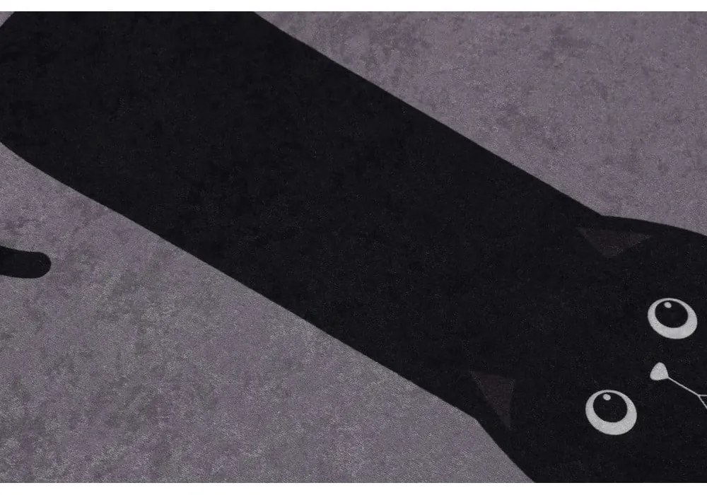 Set di tappetini per il bagno neri/grigi 2 pz 60x100 cm Comfort – Foutastic