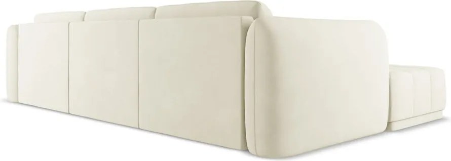 Divano angolare bianco (con penisola a sinistra) Hoku – Makamii