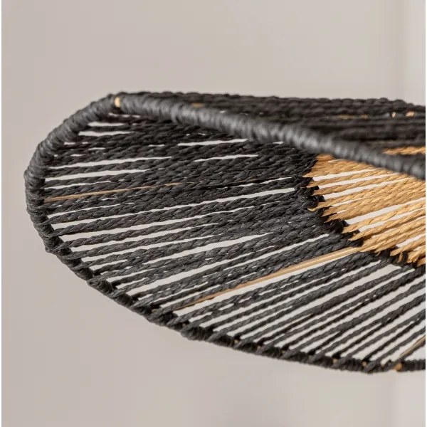 Brilagi - Lampadario LED su cavo CERIA BOHO 1xE27/40W/230V Ø 50 cm nero/marrone