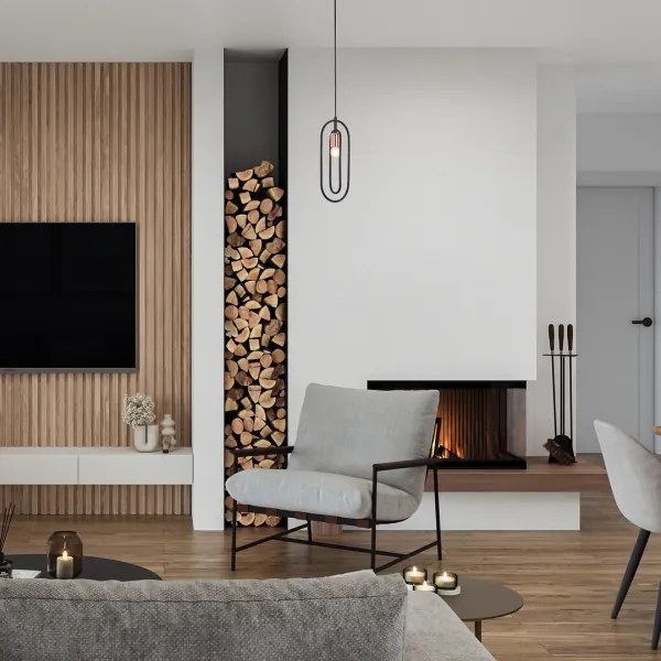 Rabalux 72263 - Lampadario a sospensione con filo ROVIER 1xE27/40W/230V