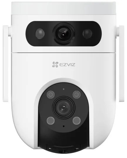 Telecamera di videosorveglianza da esterno WIFI 130° motorizzata EZVIZ H9c 2K 2 obbiettivi, sensore di movimento, visione notturna