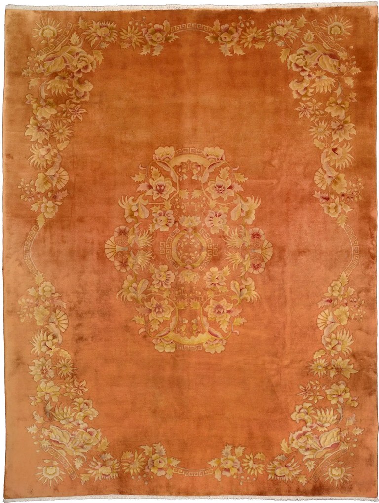 Peking Tappeto orientale 270 x 350 Beige (Cina) Annodato A Mano