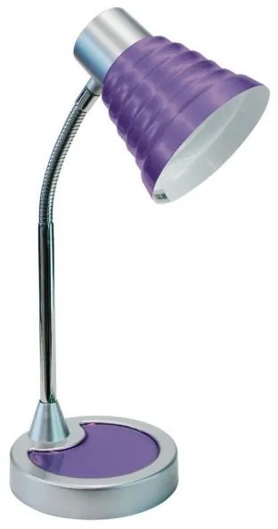 Lampada da tavolo leonardo viola 1xe14 13x39cm ldt055leo-viola