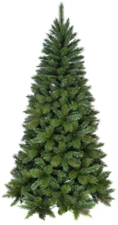 Albero di Natale artificiale Nottingham verde H 240 cm x Ø 125 cm